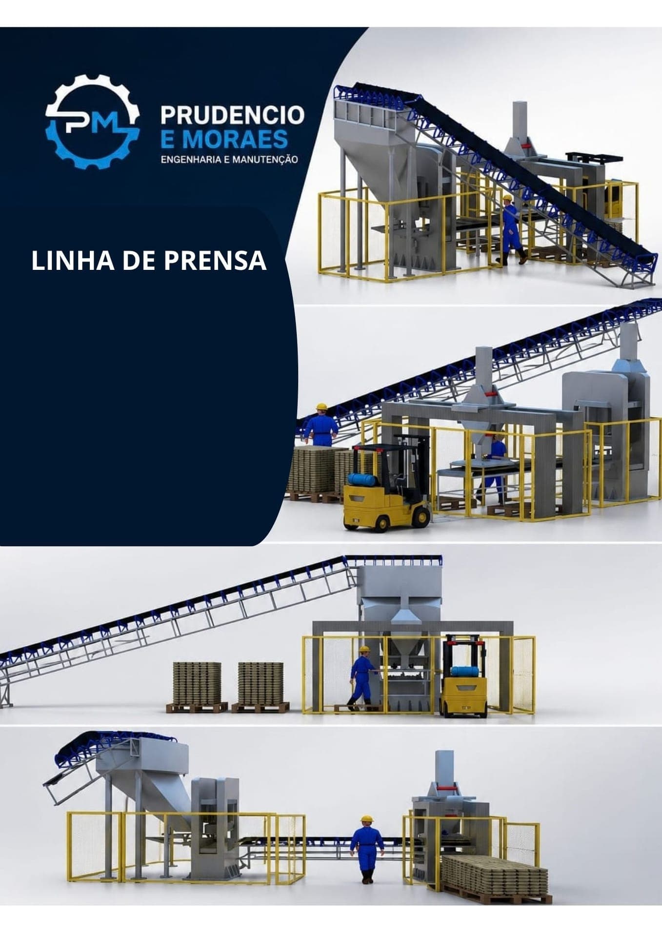 Material institucional: linha de prensa