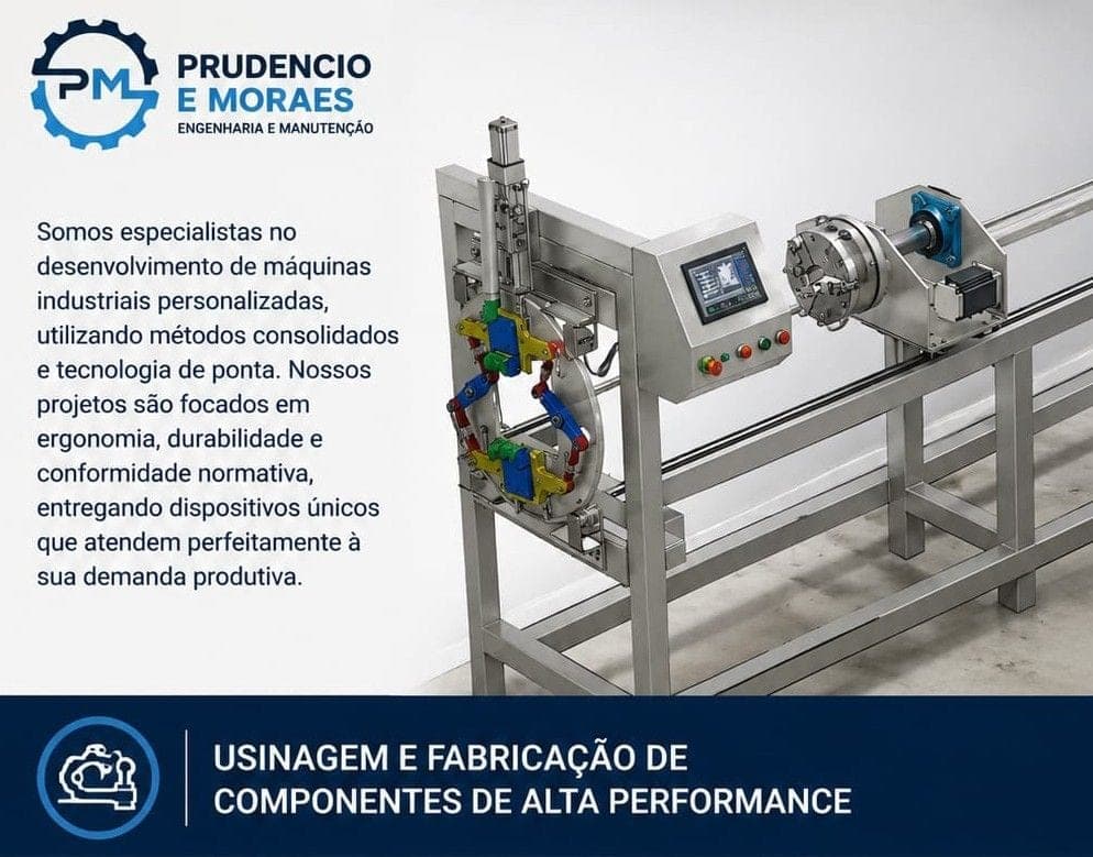 Material institucional: usinagem e fabricação de componentes de alta performance